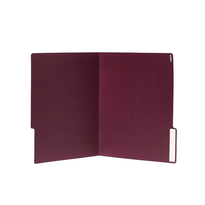 Open purple notebook with blank pages on a white background (Contemp. Assorted)