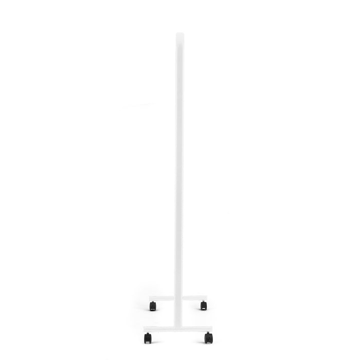 White mobile IV stand with wheels on a white background (White)