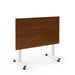 Mobile wooden partition panel on white background (Walnut-47&quot;)