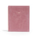 Pink spiral-bound notebook with logo on white background. (Dusty Rose)