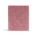 Pink spiral notebook on white background (Dusty Rose)
