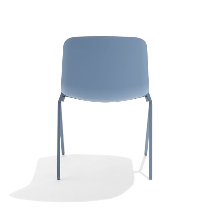 Modern blue chair isolated on white background with shadow (Sky)