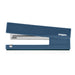 Blue Poppin brand stapler on white background (Slate Blue)