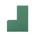 Green square letter L shape on a white background. (Sage)