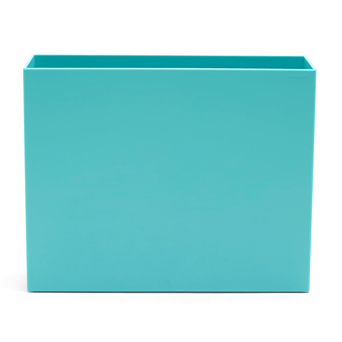 Light blue storage box on a white background (Aqua)