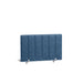 Blue upholstered headboard on white background (Dark Blue-28&quot;)