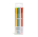 Pack of four Poppin highlighters in assorted colors on white background. 