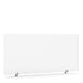 White modern electric panel heater on isolated background. (45&quot;)