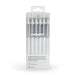Pack of 12 Poppin gel luxe pens in packaging on white background. 
