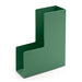 Green modern desktop file organizer isolated on white background. (Sage)