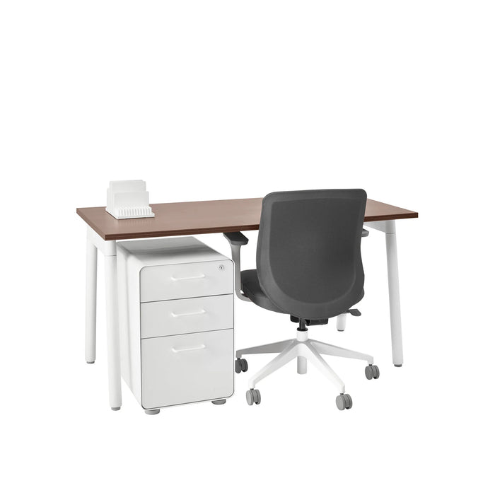  (Walnut-57"-White)