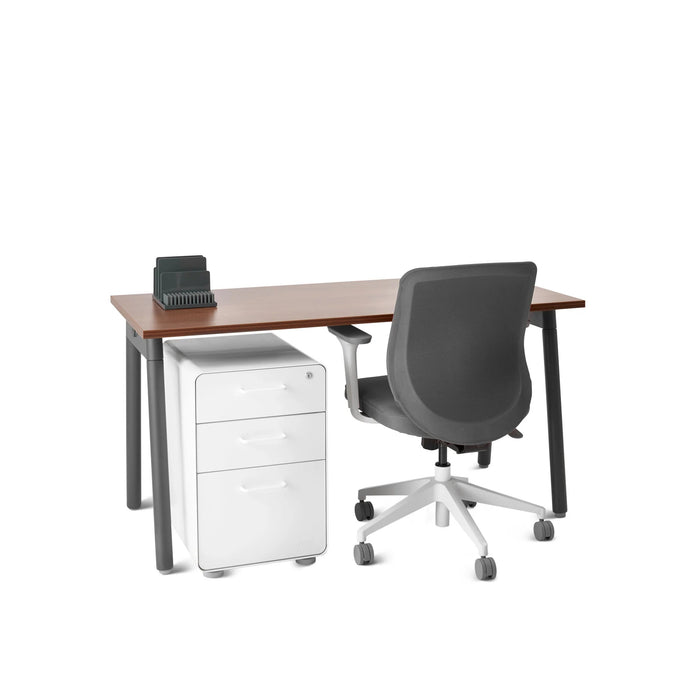  (Walnut-57"-Charcoal)