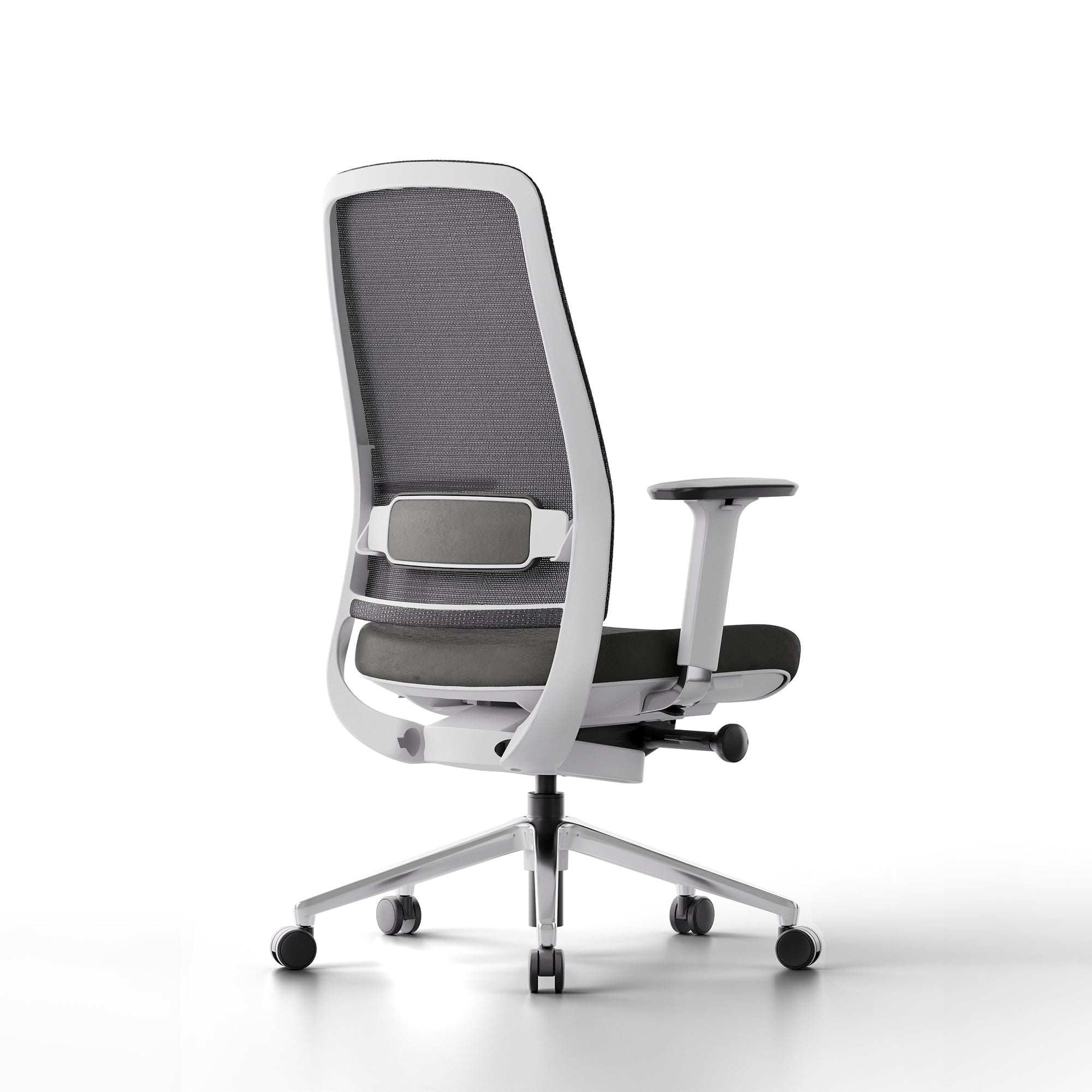  (Charcoal-White-Without Headrest)