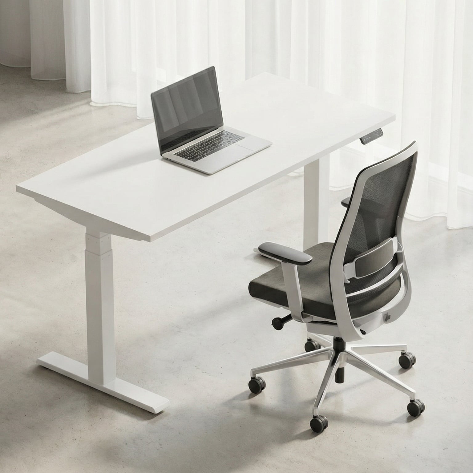  (Charcoal-White-Without Headrest)