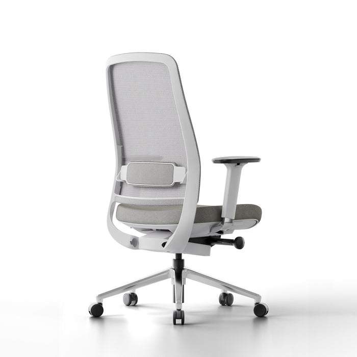 (Pebble Gray-White-Without Headrest)