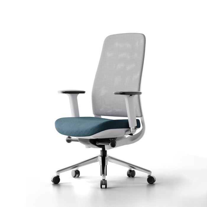  (Harbor Blue-White-Without Headrest)