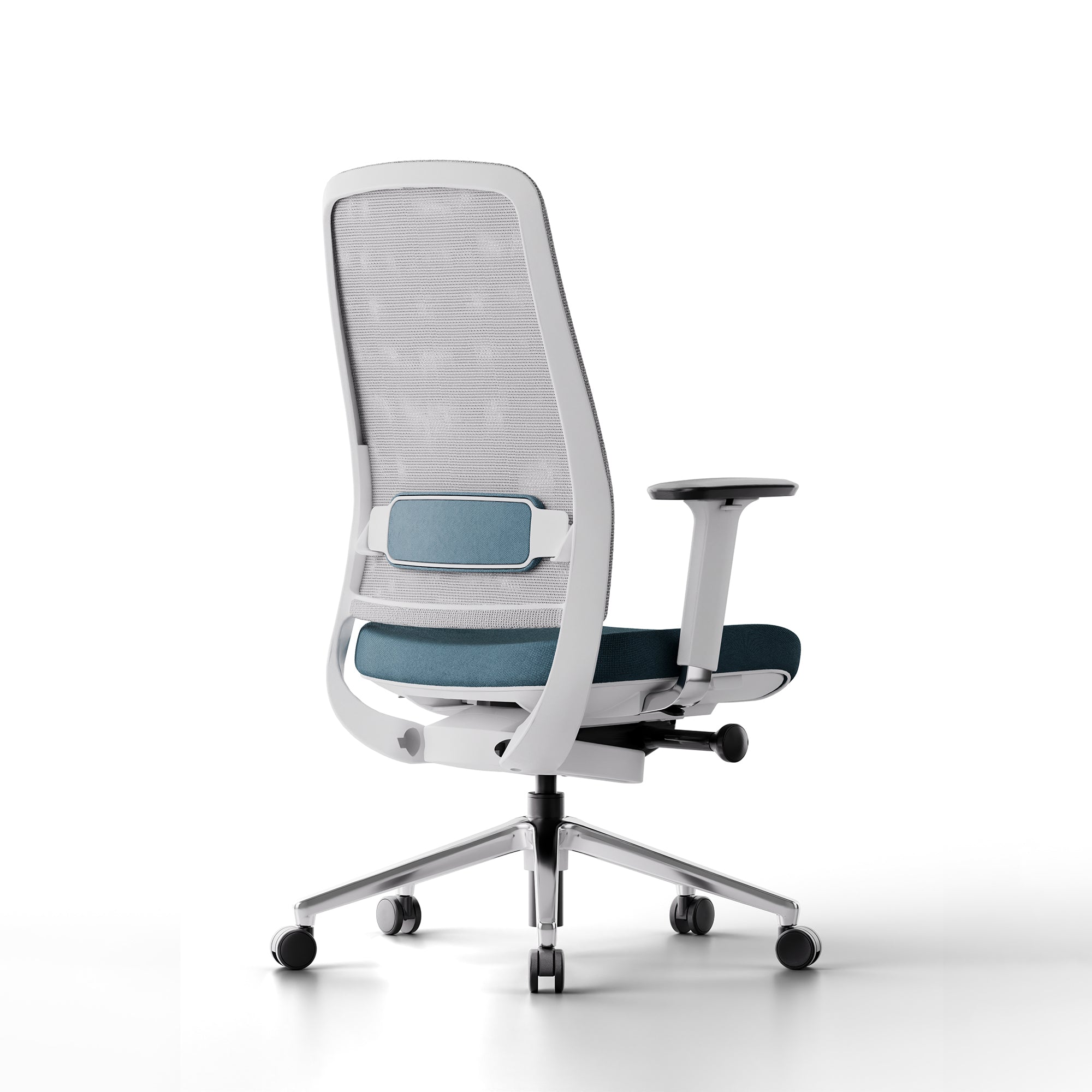  (Harbor Blue-White-Without Headrest)