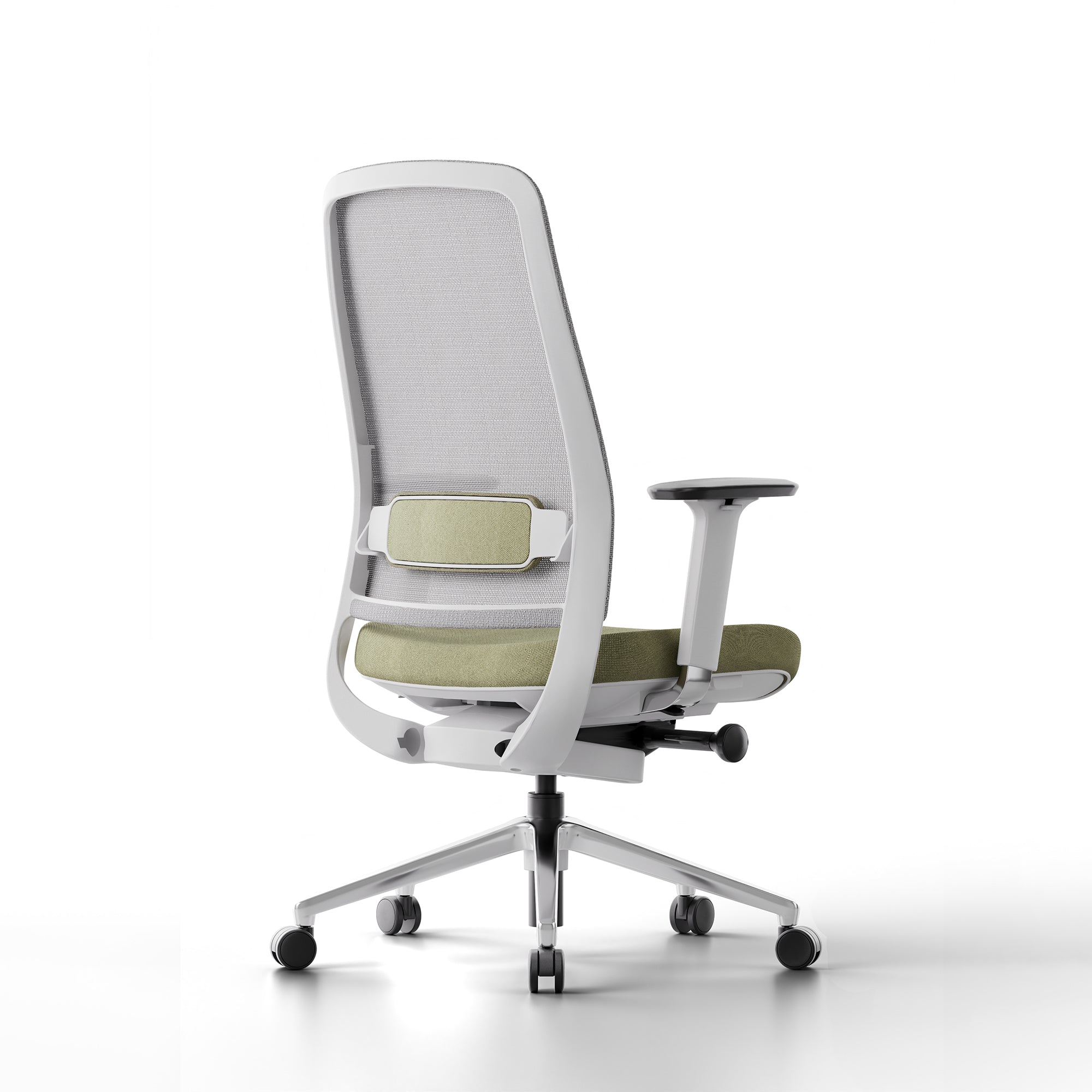  (Moss Green-White-Without Headrest)