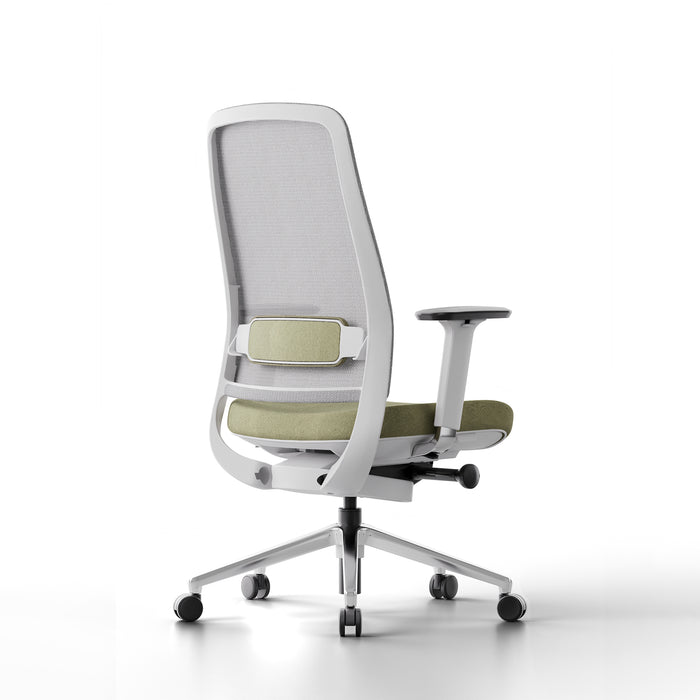  (Moss Green-White-Without Headrest)
