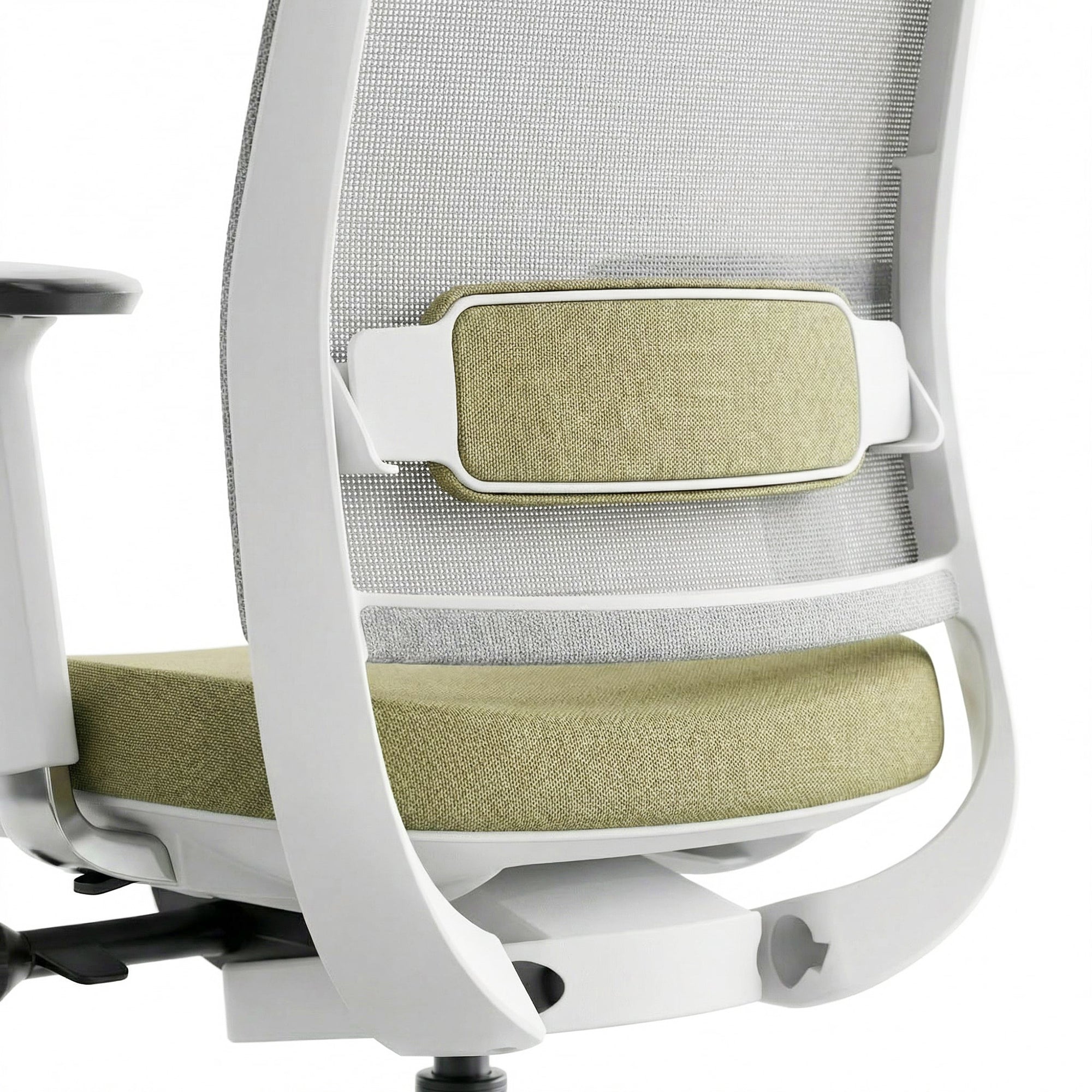  (Moss Green-White-Without Headrest)