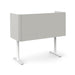 Modern gray office desk divider on a white background. (Light Gray-48&quot;)
