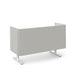 Modern gray office partition panel on white background (Light Gray-48&quot;)