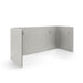 Gray office desk divider panel on white background. (Light Gray-60&quot;)
