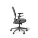 Ergonomic office chair with adjustable armrests on a white background. (Dorset Charcoal-Charcoal)