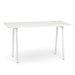 Modern white rectangular table on a plain background. (White-72&quot; x 36&quot;)