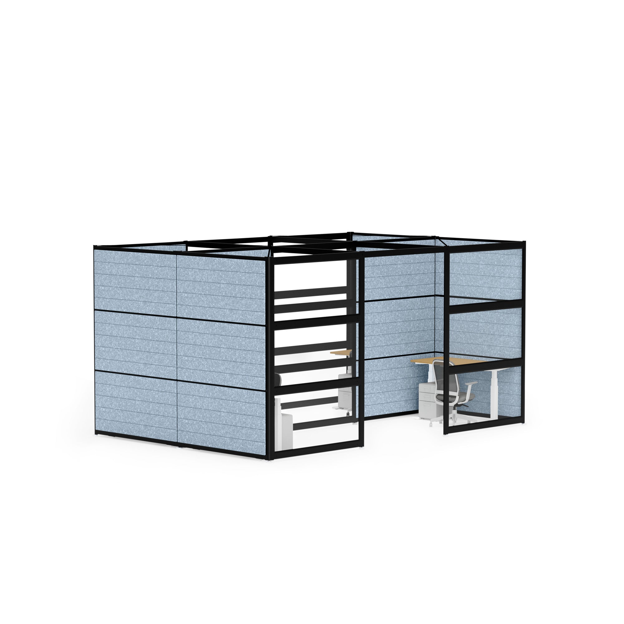  (Black-Semi-Private-Blue Panel)