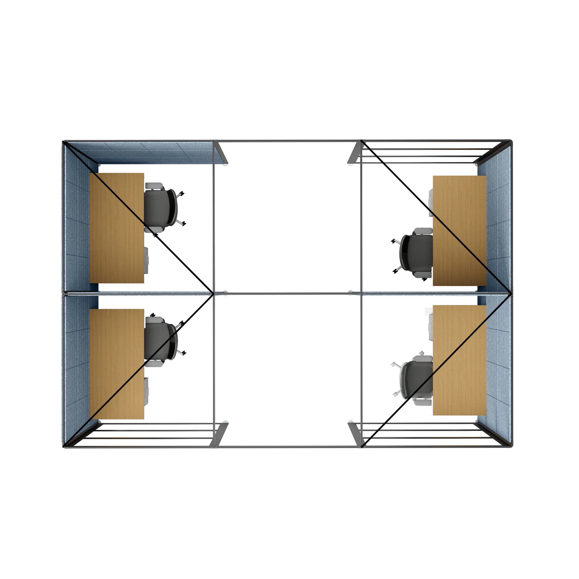  (Black-Semi-Private-Blue Panel)