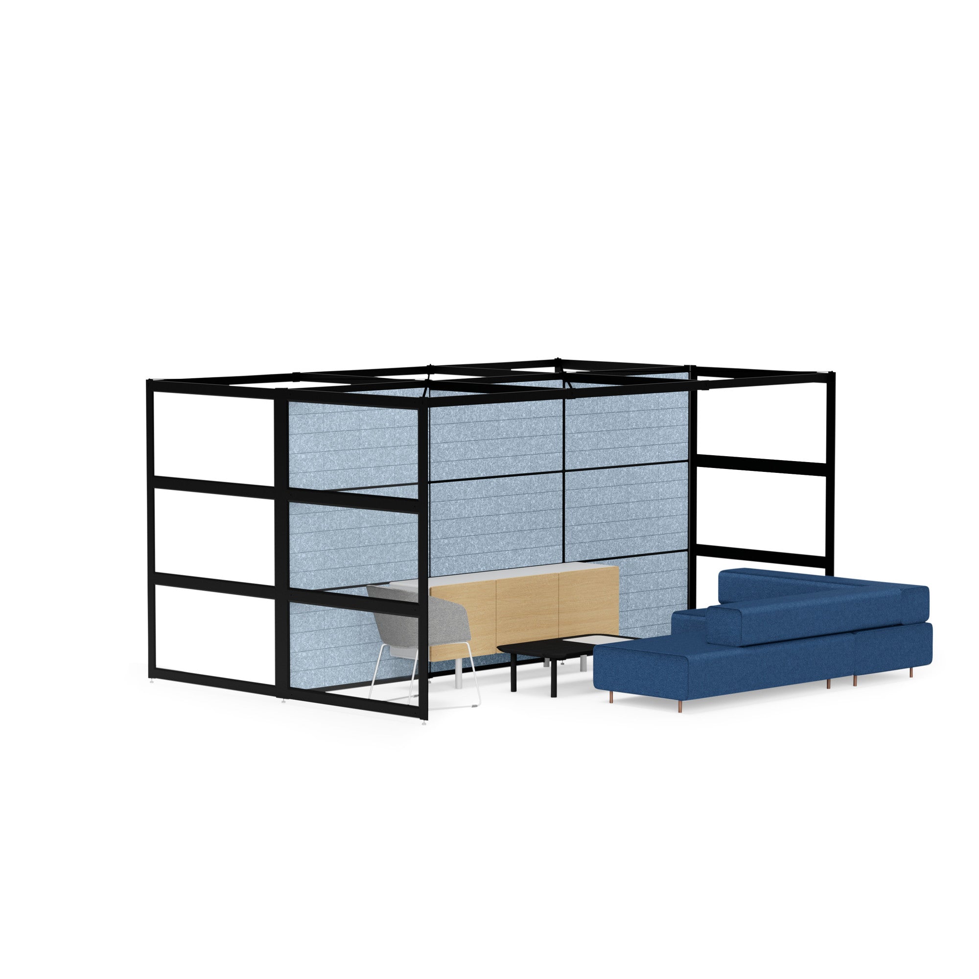  (Black-Semi-Private-Blue Panel)