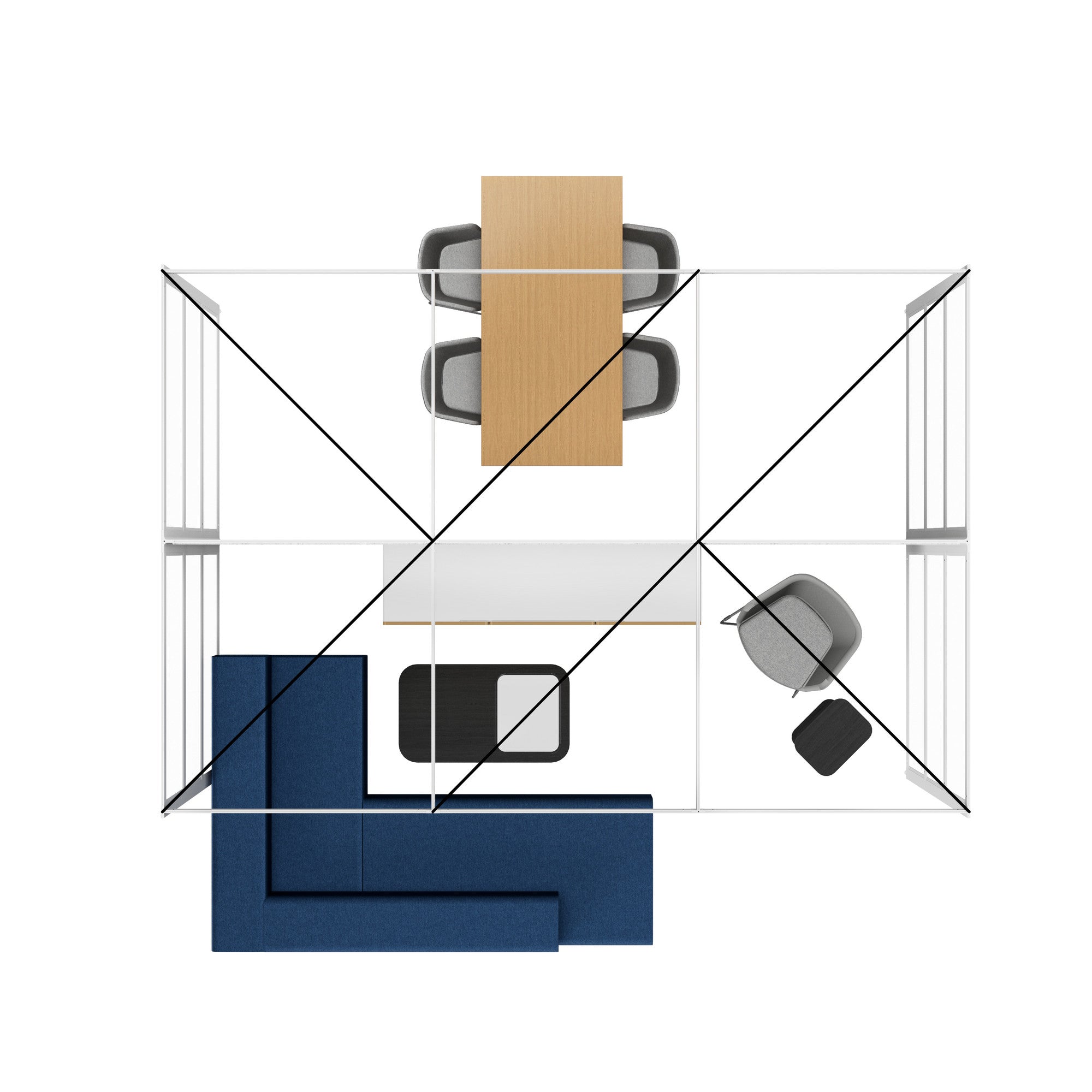  (White-Semi-Private-White Panel)