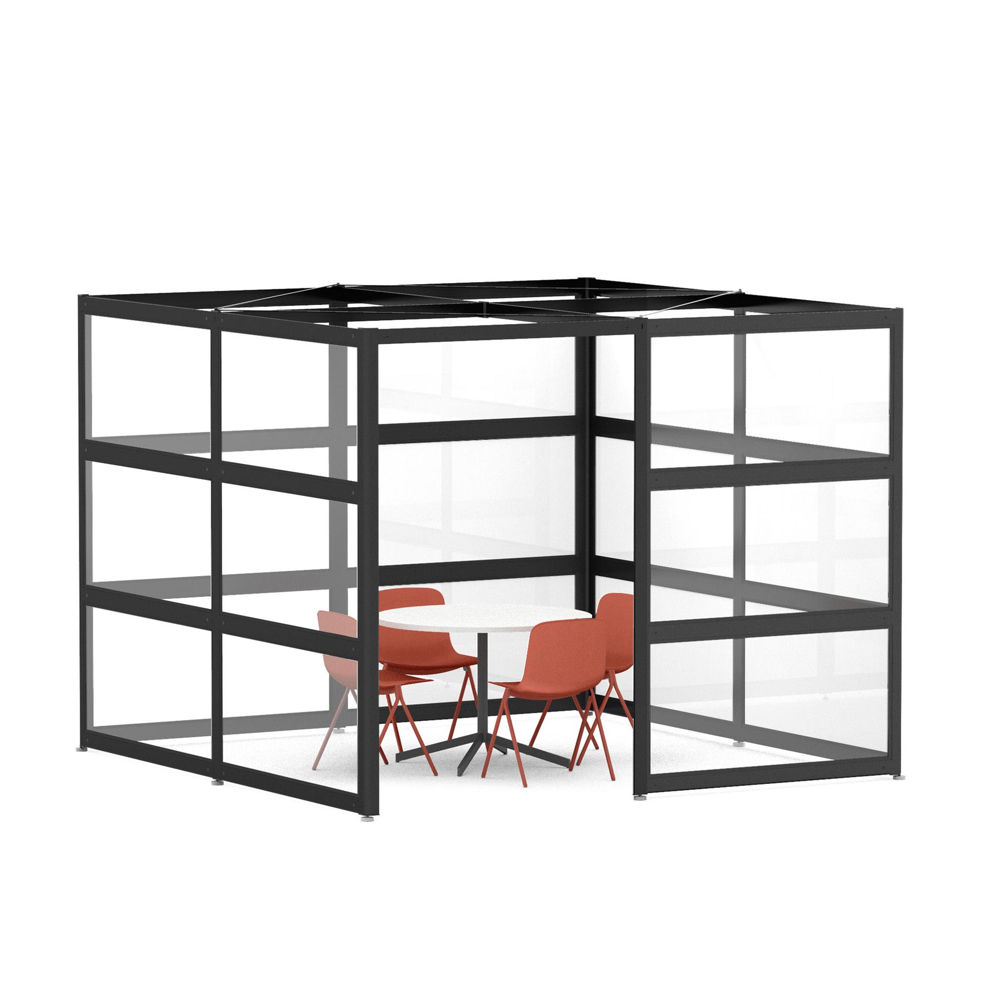  (Black-Open-Clear Glass)