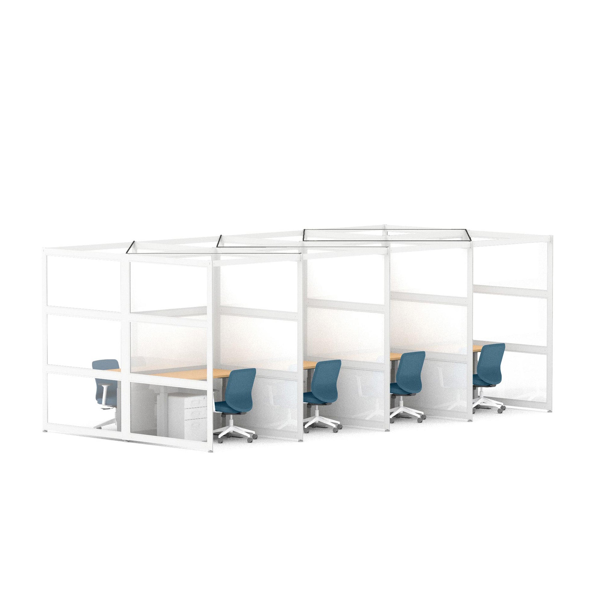  (White-Semi-Private-White Glass)