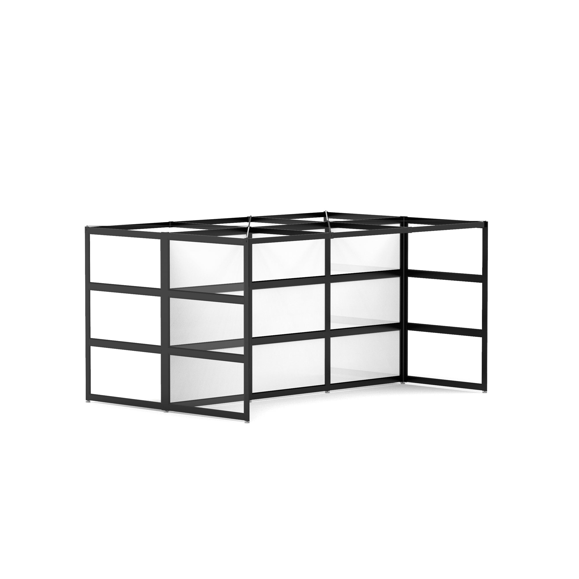  (Black-Semi-Private-White Glass)