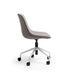 Modern grey office chair with wheels on white background (Sand)