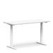 Modern white adjustable standing desk isolated on a white background. (White-60&quot;)