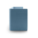 Blue hardcover book standing upright on a white background. (Slate Blue-48&quot;)
