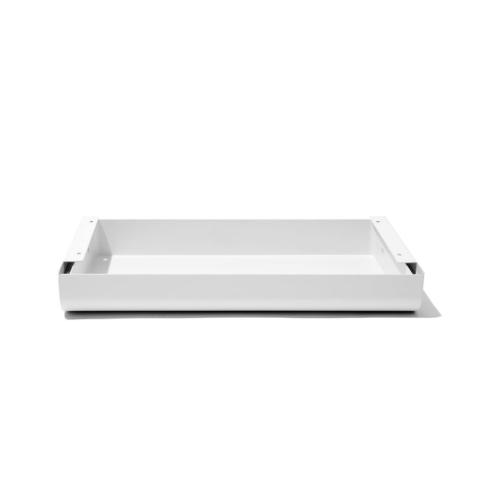 White minimalist tray on a white background (White)