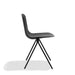Modern black designer chair isolated on white background (Black)