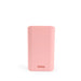Pink silicone smartphone case on a white background (Blush)