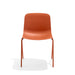 Orange modern chair on a white background (Brick)