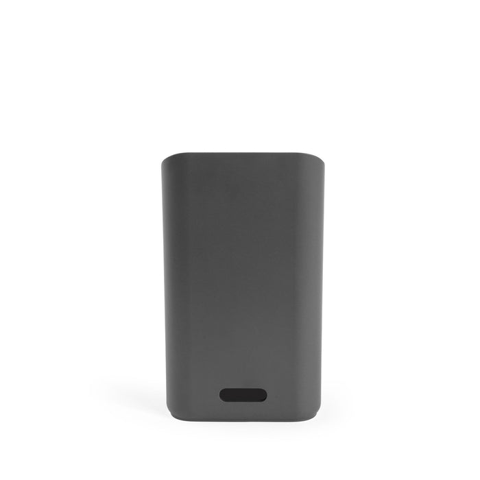 Black portable power bank on white background (Dark Gray)