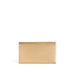 Gold leather wallet on white background (Gold)