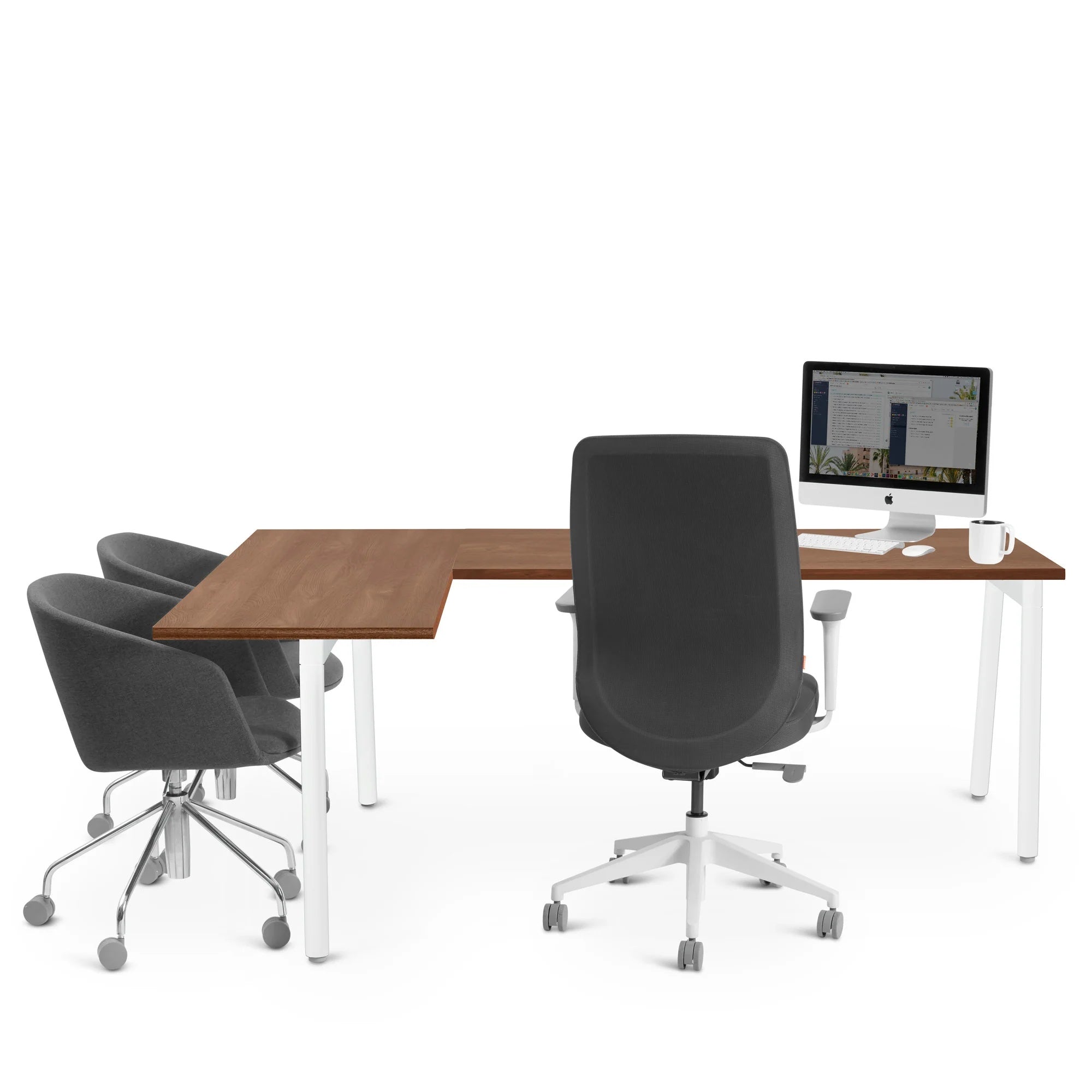  (Walnut-White-Left Handed)