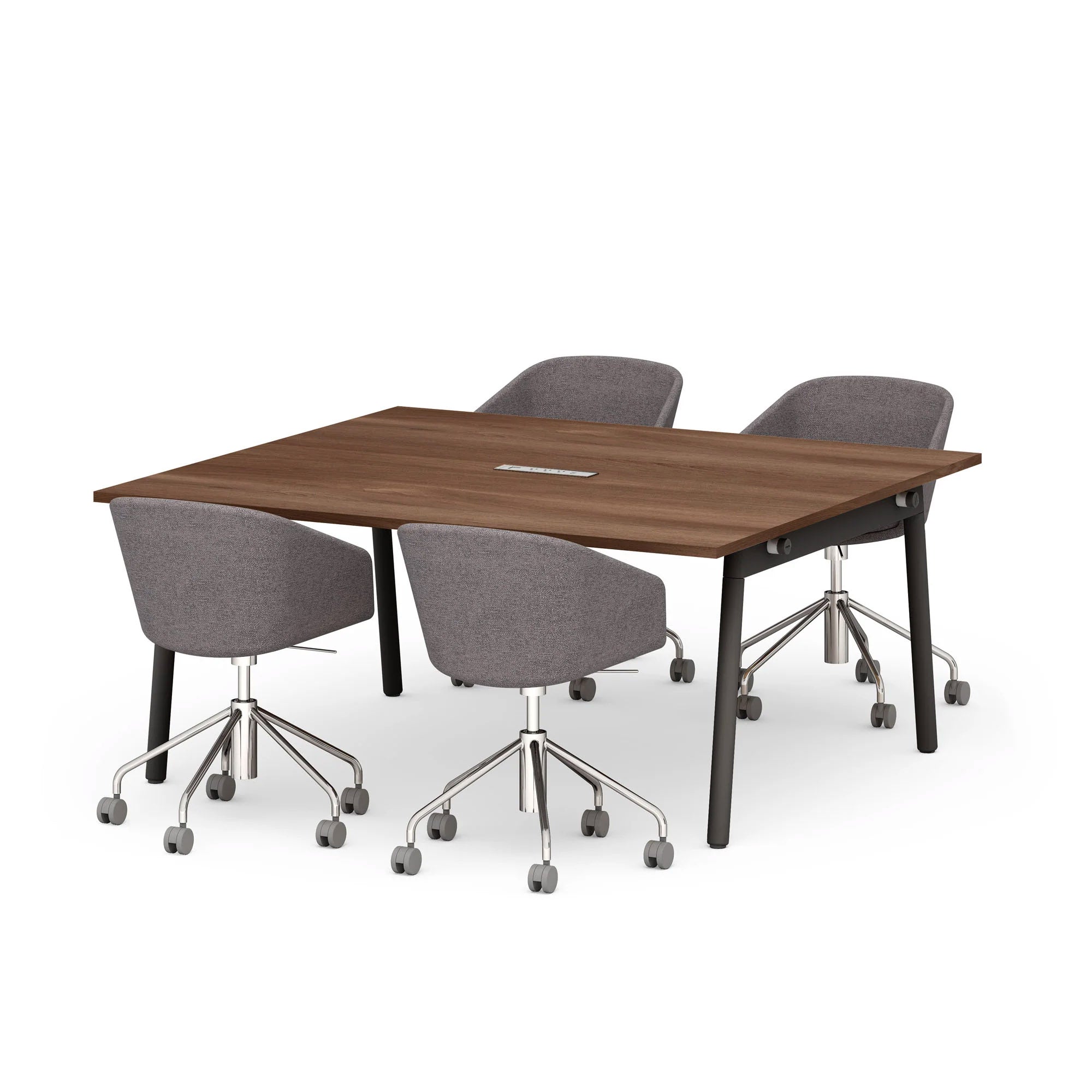  (Walnut-66"-Charcoal)