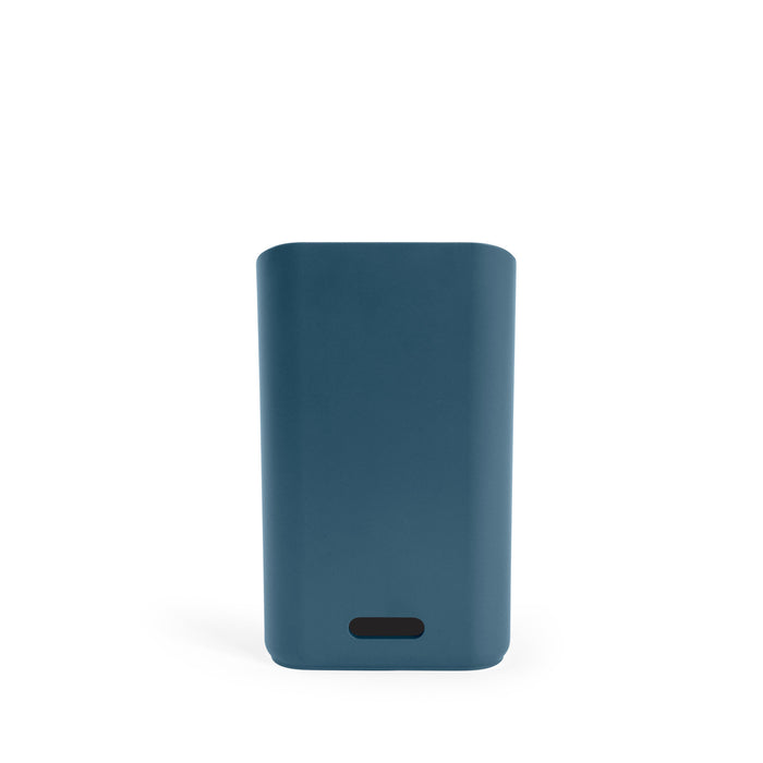 Blue portable power bank isolated on white background (Slate Blue)