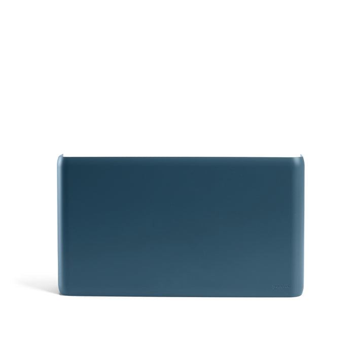 Blue portable external hard drive isolated on white background (Slate Blue)