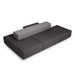 Charcoal modern modular sofa with clean lines on white background (Dark Gray-Gray)